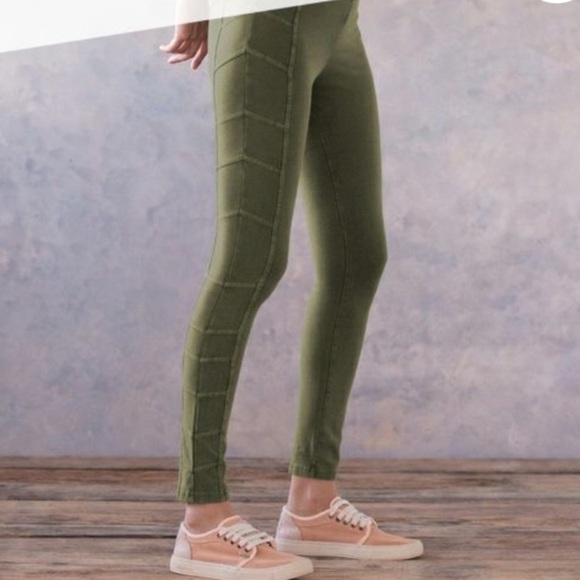 Evolution Sundance legging it thyme spring Nwt size S classic casual fall boho - Picture 5 of 6